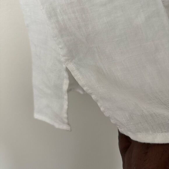 Soft Surroundings Linen Tunic Blouse M - Picture 5 of 9